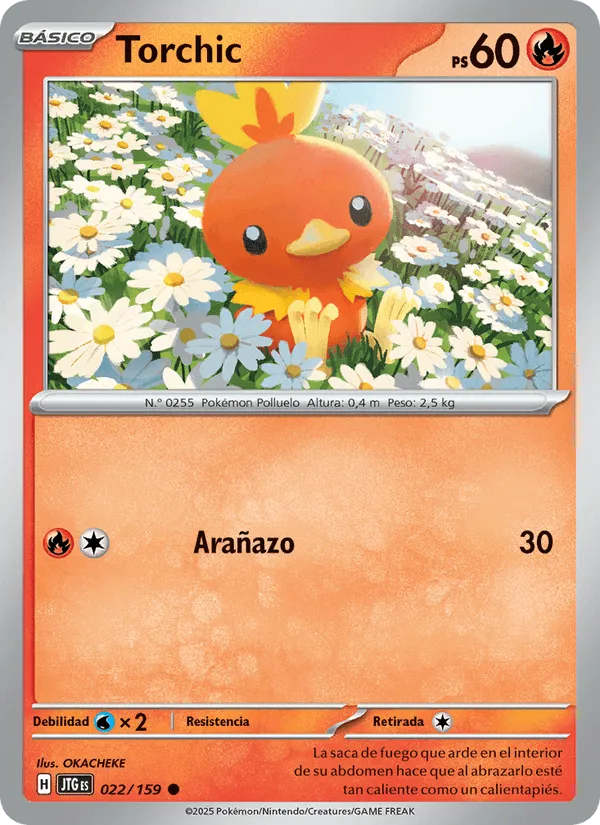 Torchic · Juntos de Aventuras 022/159