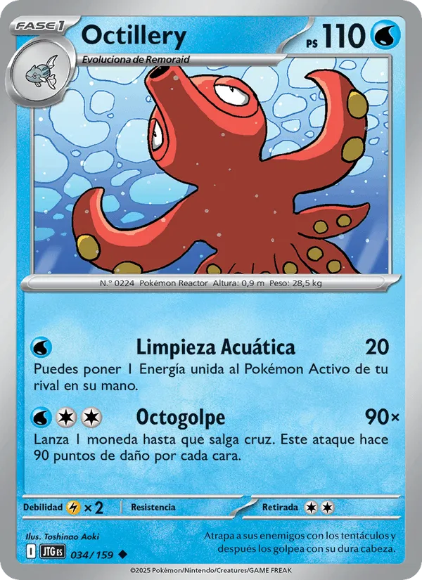 Octillery · Juntos de Aventuras 034/159