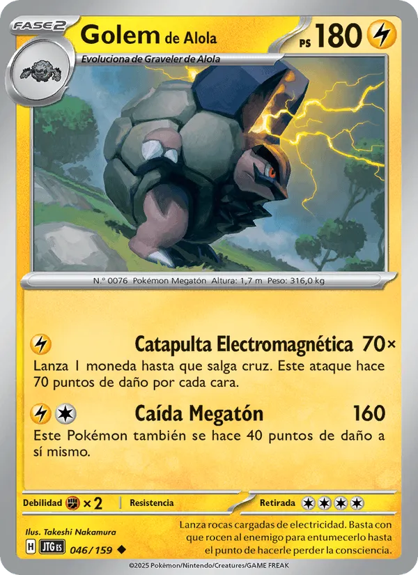 Golem de Alola · Juntos de Aventuras 046/159