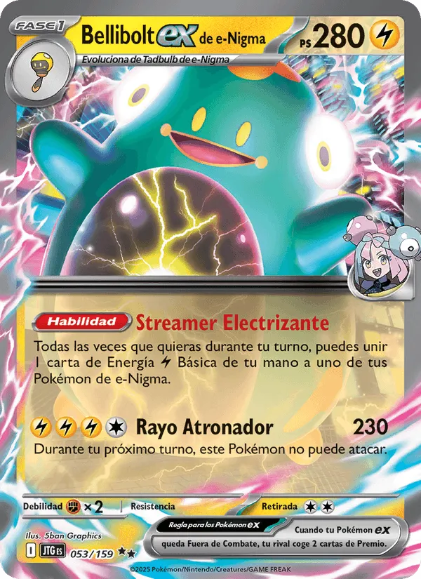 Bellibolt ex de e-Nigma · Juntos de Aventuras 053/159