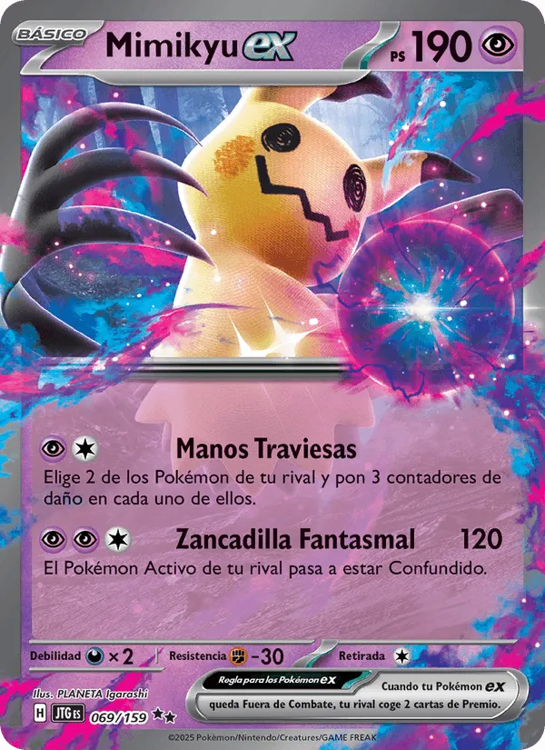 Mimikyu ex · Juntos de Aventuras 069/159