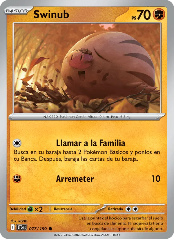 Swinub · Juntos de Aventuras 077/159
