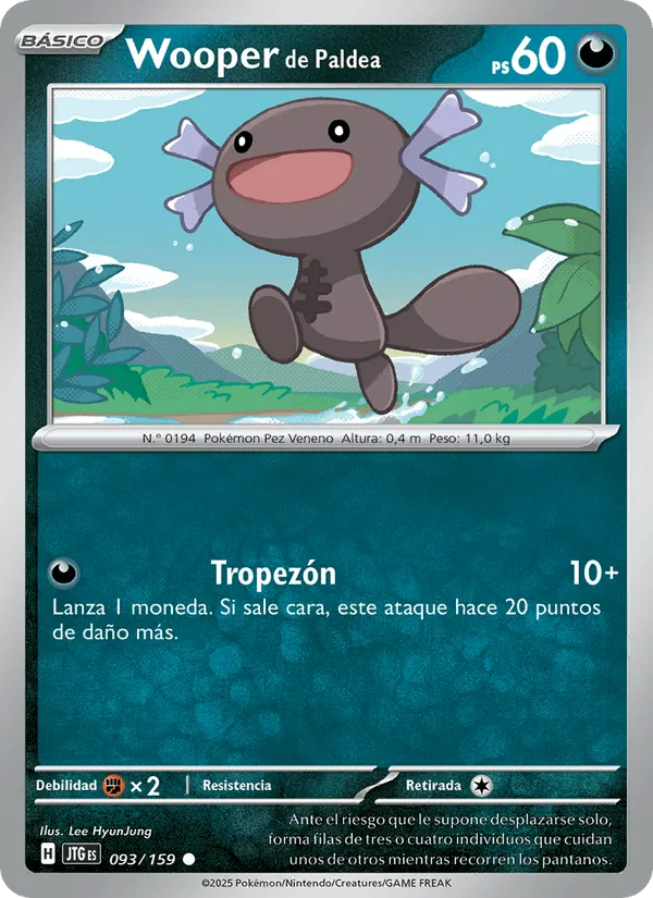 Wooper de Paldea · Juntos de Aventuras 093/159
