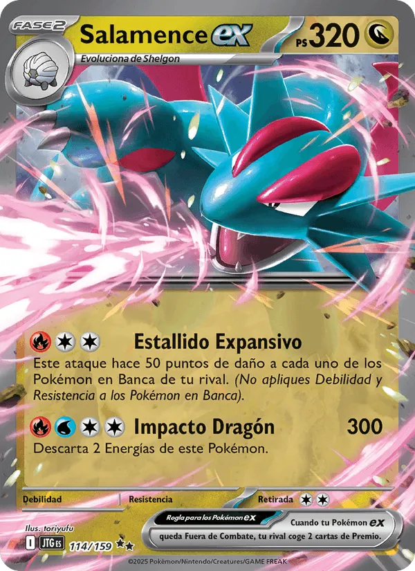 Salamence ex · Juntos de Aventuras 114/159