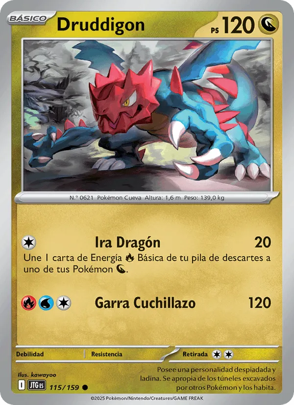 Druddigon · Juntos de Aventuras 115/159