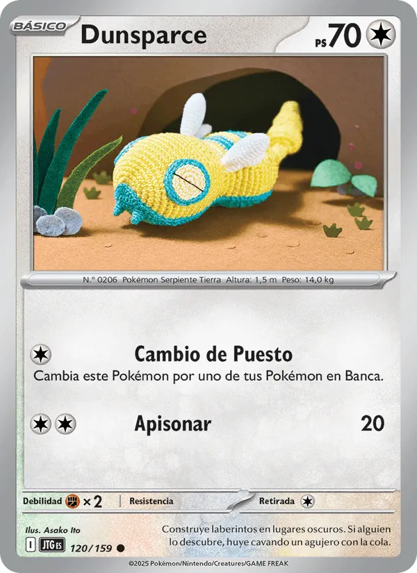 Dunsparce · Juntos de Aventuras 120/159