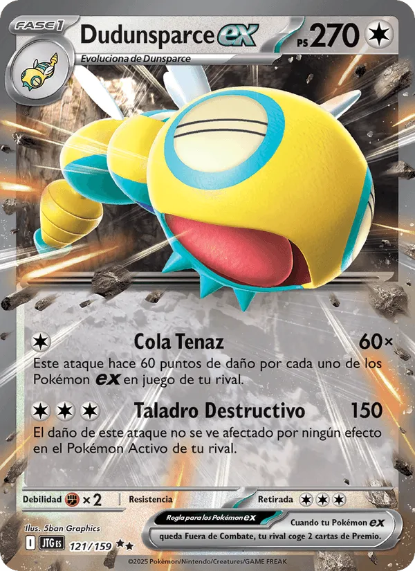 Dudunsparce ex · Juntos de Aventuras 121/159