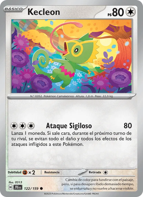 Kecleon · Juntos de Aventuras 122/159