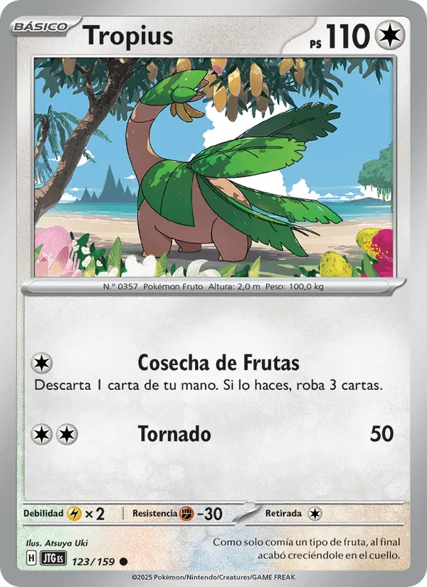 Tropius · Juntos de Aventuras 123/159