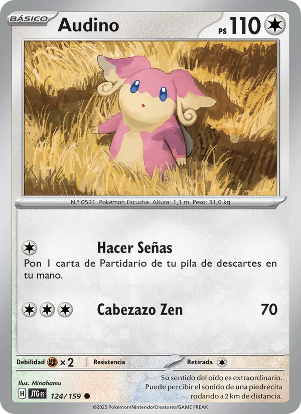 Audino · Juntos de Aventuras 124/159
