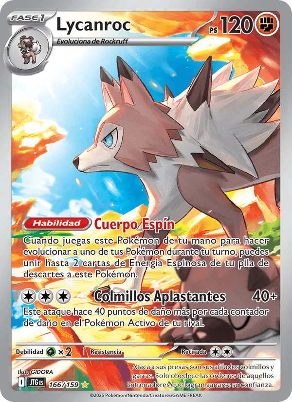Lycanroc · Juntos de Aventuras 166/159