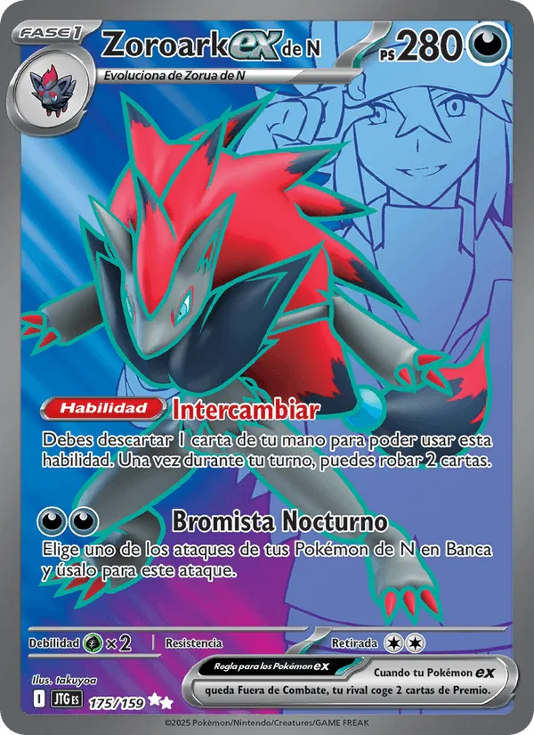 Zoroark ex de N · Juntos de Aventuras 175/159