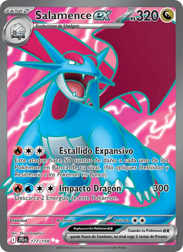 Salamence ex · Juntos de Aventuras 177/159