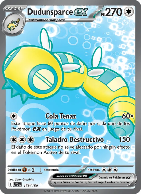 Dudunsparce ex · Juntos de Aventuras 178/159