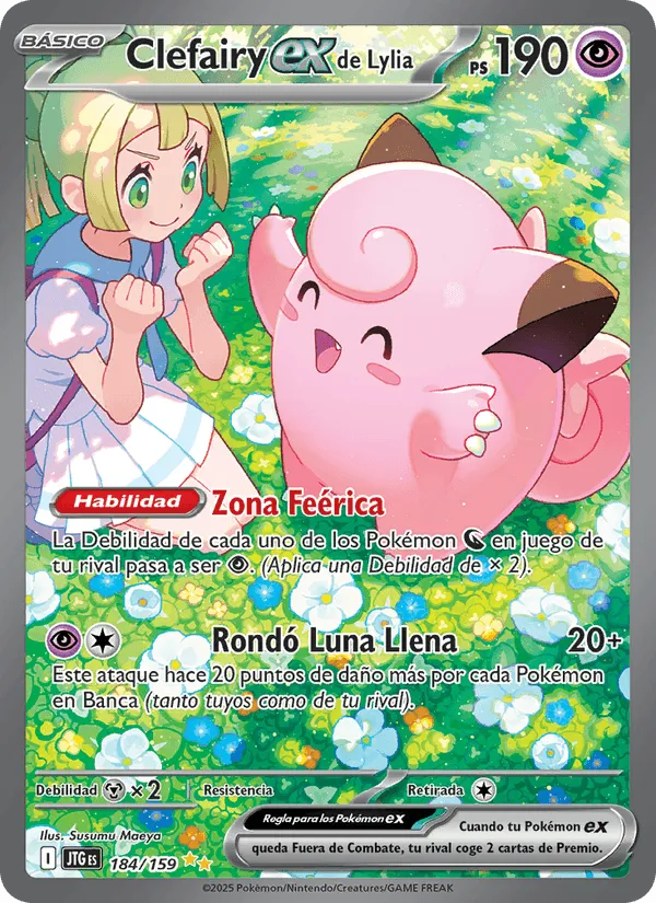 Clefairy ex de Lylia · Juntos de Aventuras 184/159