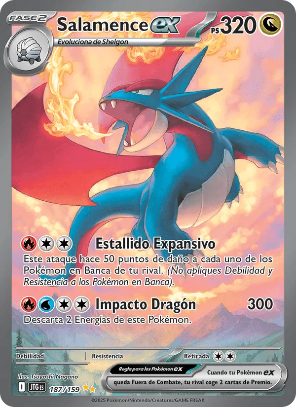 Salamence ex · Juntos de Aventuras 187/159