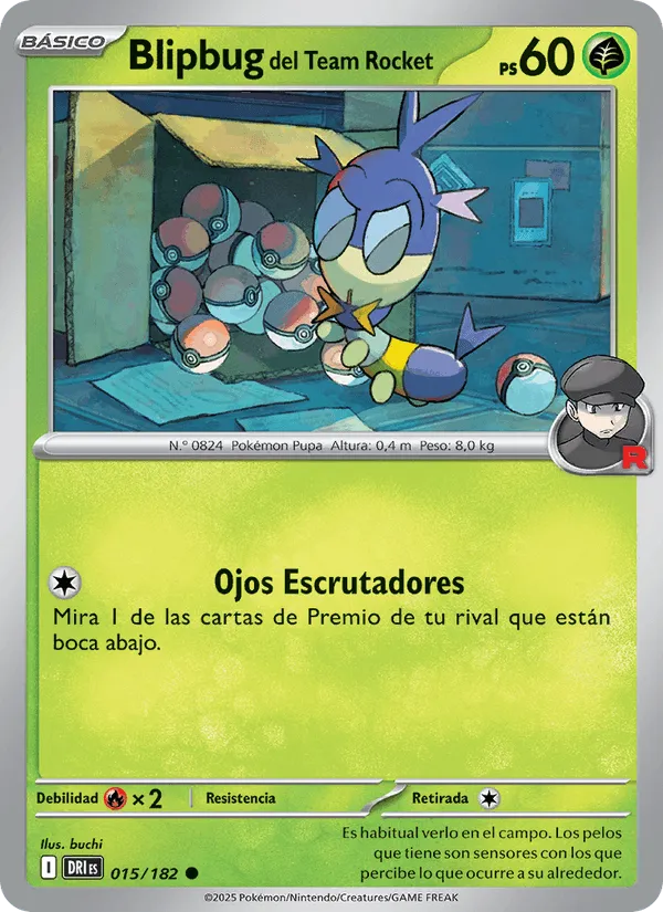 Blipbug del Team Rocket · Rivales Predestinados 015/182