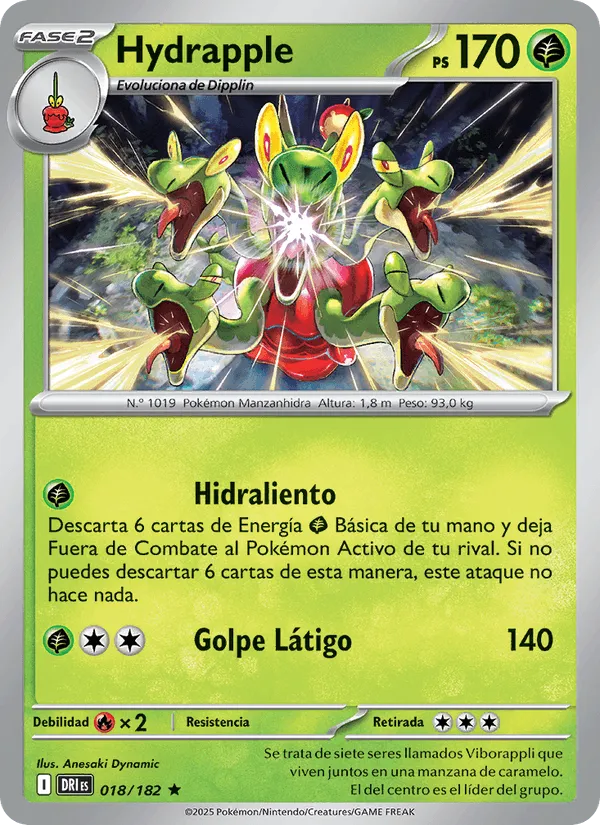 Hydrapple · Rivales Predestinados 018/182