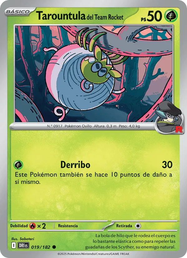 Tarountula del Team Rocket · Rivales Predestinados 019/182