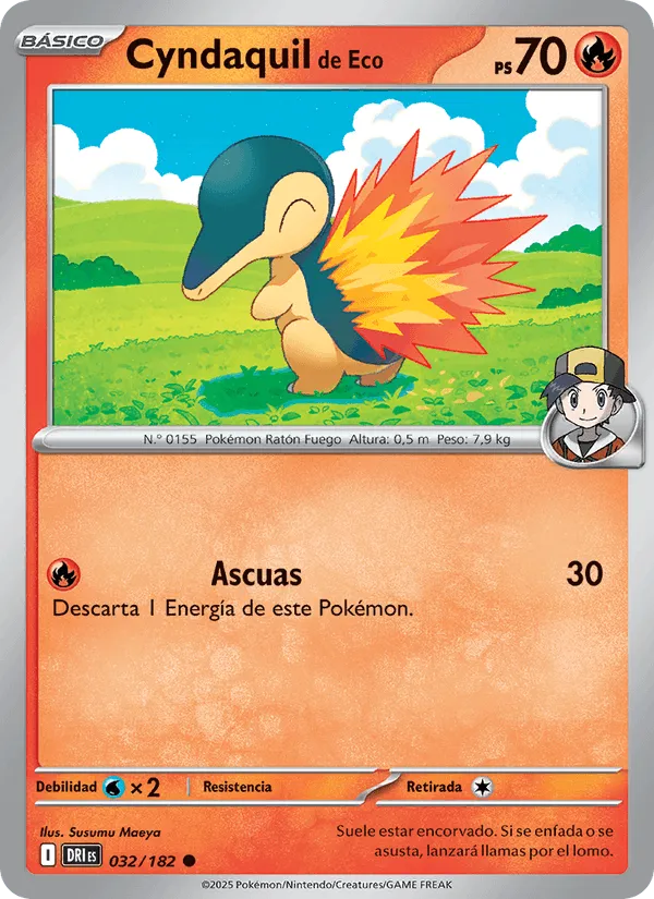 Cyndaquil de Eco · Rivales Predestinados 032/182