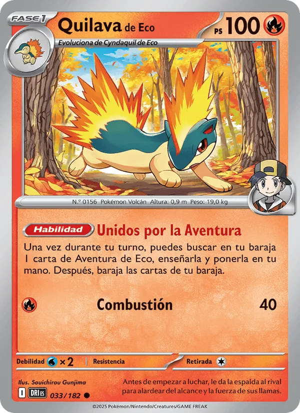 Quilava de Eco · Rivales Predestinados 033/182