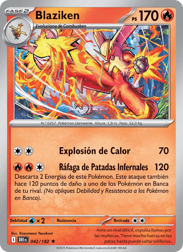 Blaziken · Rivales Predestinados 042/182