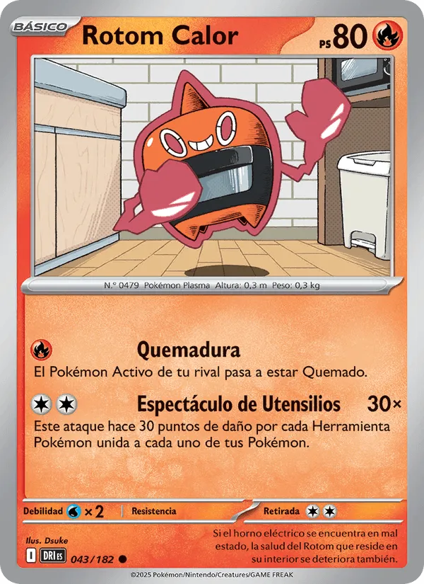 Rotom Calor · Rivales Predestinados 043/182