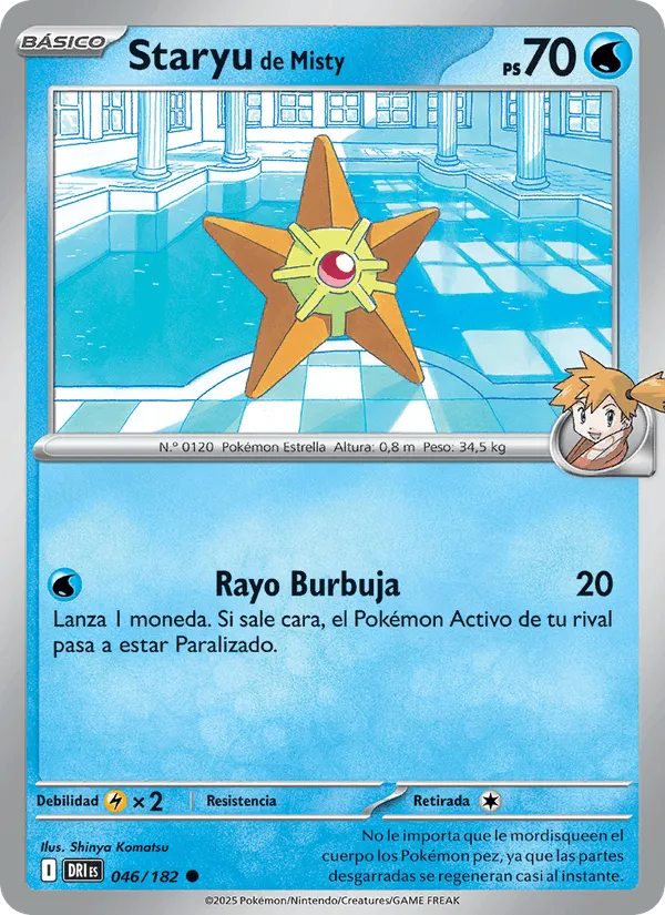 Staryu de Misty · Rivales Predestinados 046/182