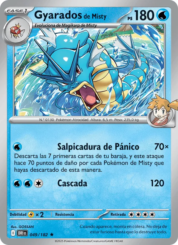 Gyarados de Misty · Rivales Predestinados 049/182