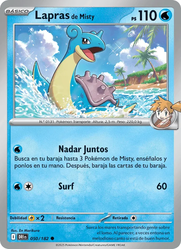 Lapras de Misty · Rivales Predestinados 050/182