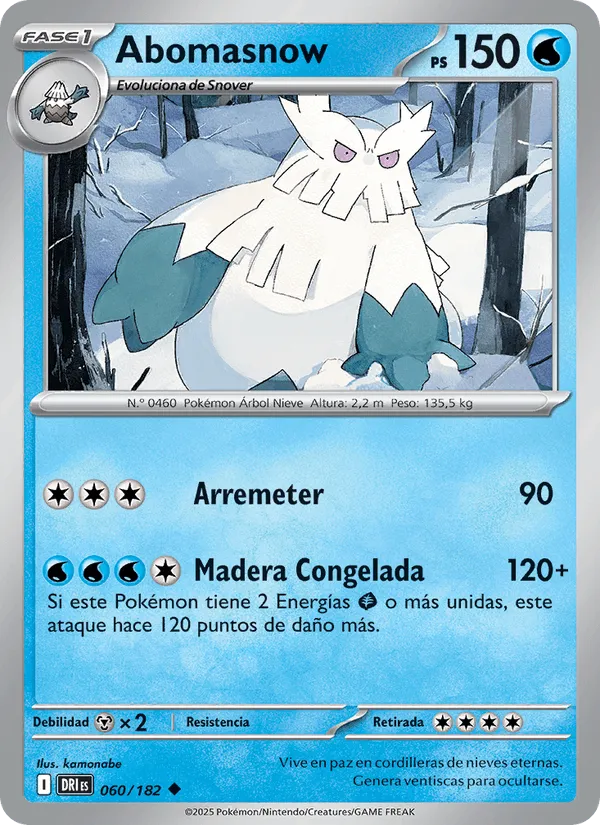 Abomasnow · Rivales Predestinados 060/182