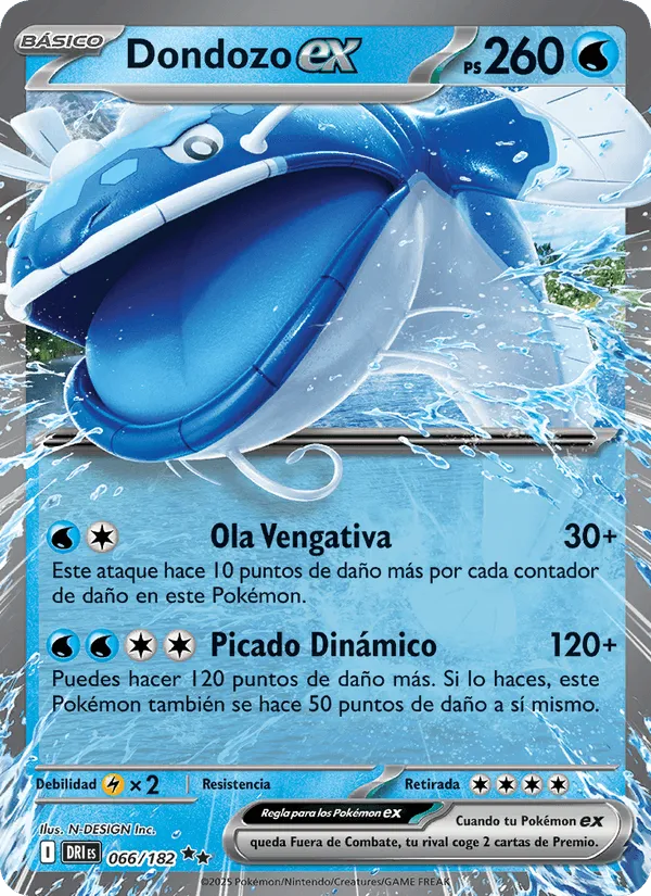 Dondozo ex · Rivales Predestinados 066/182