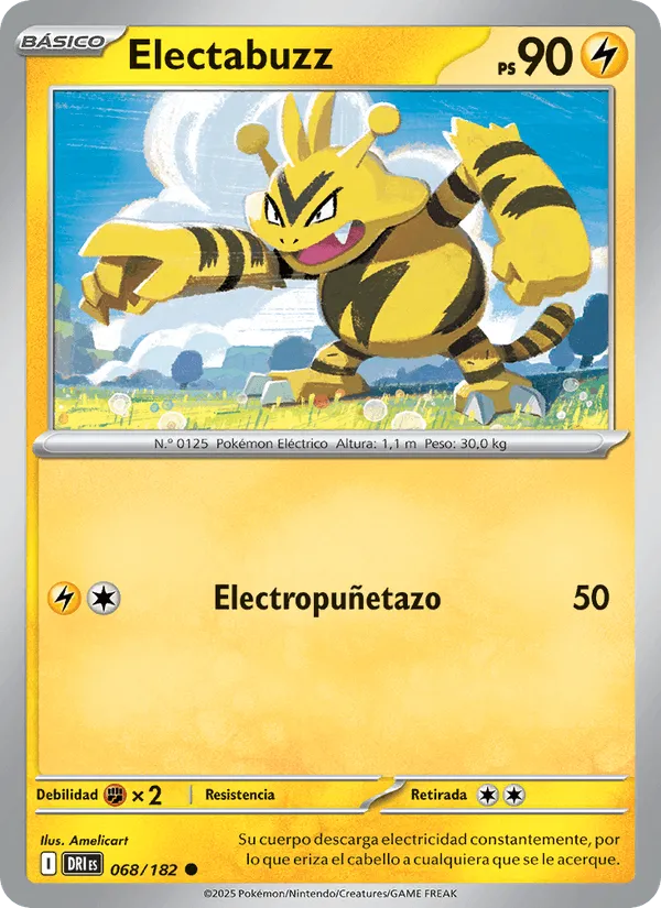 Electabuzz · Rivales Predestinados 068/182