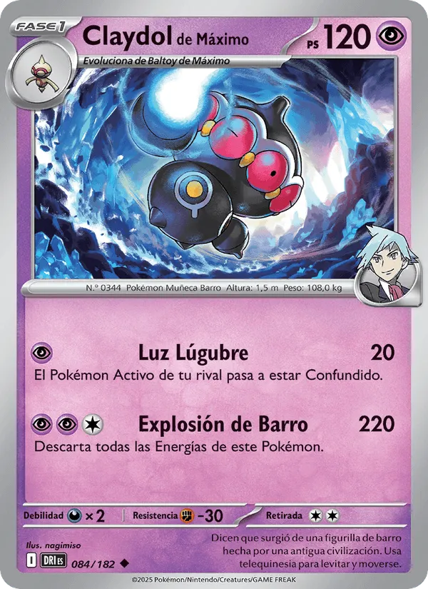 Claydol de Máximo · Rivales Predestinados 084/182