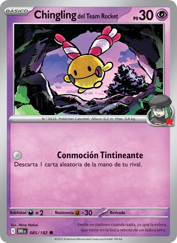 Chingling del Team Rocket · Rivales Predestinados 085/182