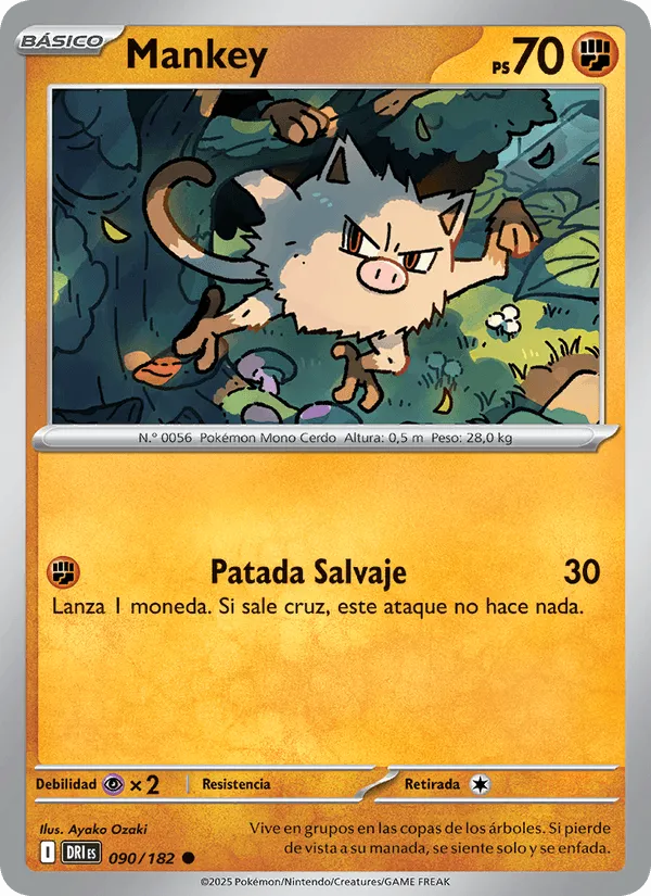 Mankey · Rivales Predestinados 090/182