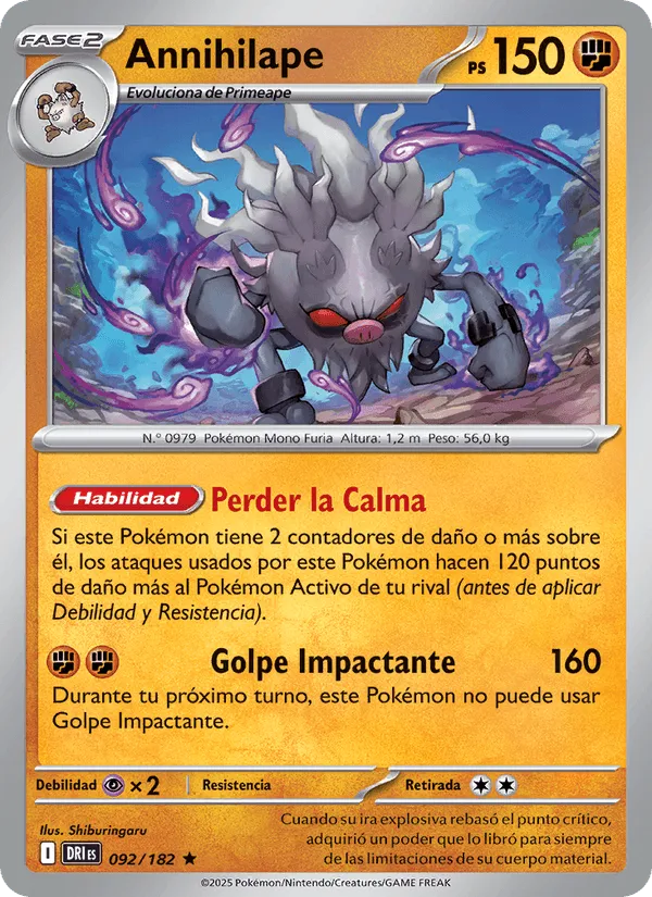 Annihilape · Rivales Predestinados 092/182