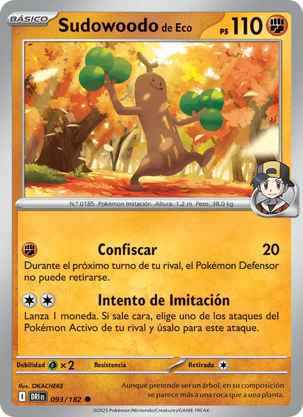 Sudowoodo de Eco · Rivales Predestinados 093/182