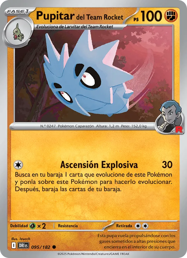 Pupitar del Team Rocket · Rivales Predestinados 095/182