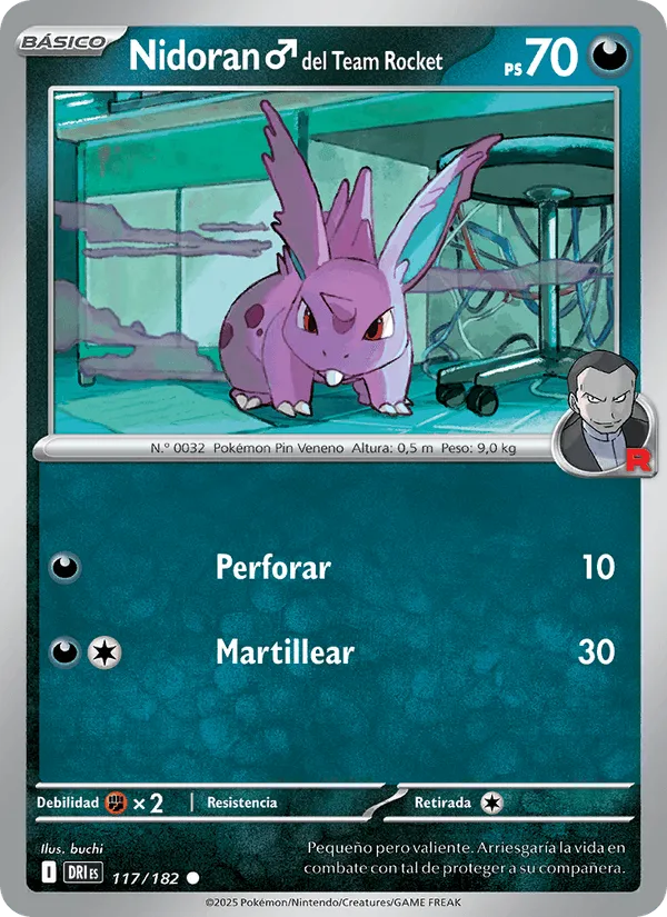 Nidoran♂ del Team Rocket · Rivales Predestinados 117/182
