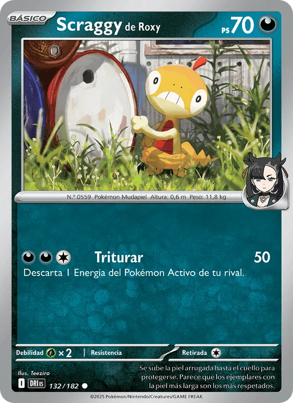 Scraggy de Roxy · Rivales Predestinados 132/182