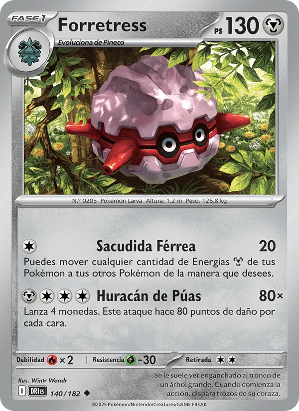 Forretress · Rivales Predestinados 140/182
