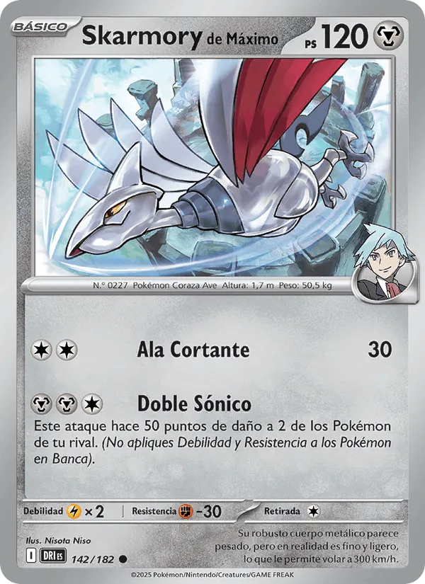 Skarmory de Máximo · Rivales Predestinados 142/182