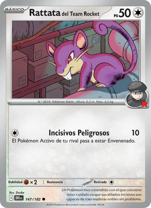 Rattata del Team Rocket · Rivales Predestinados 147/182