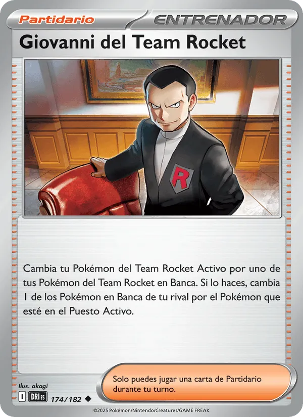 Giovanni del Team Rocket · Rivales Predestinados 174/182