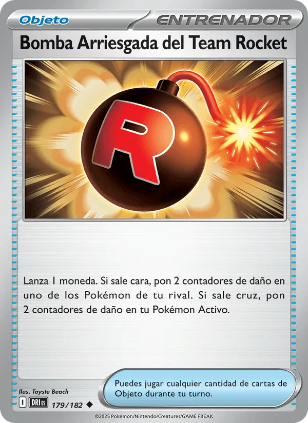 Bomba Arriesgada del Team Rocket · Rivales Predestinados 179/182
