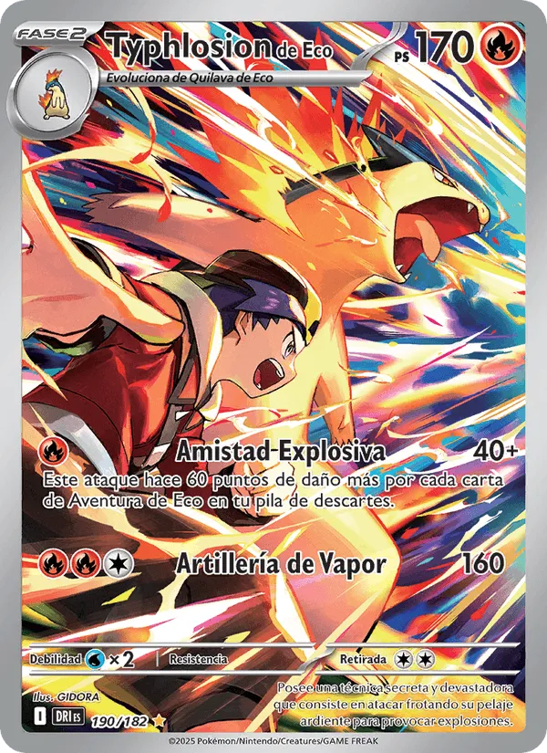 Typhlosion de Eco · Rivales Predestinados 190/182