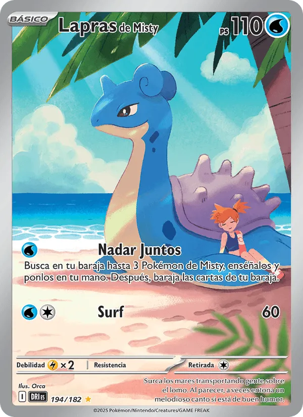 Lapras de Misty · Rivales Predestinados 194/182