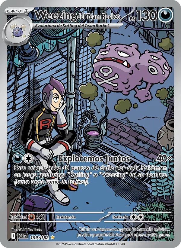 Weezing del Team Rocket · Rivales Predestinados 199/182