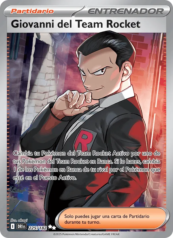 Giovanni del Team Rocket · Rivales Predestinados 225/182